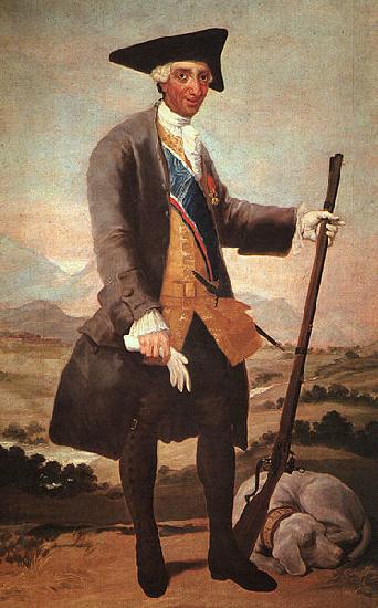 Francisco de Goya King Charles III as a hunter Germany oil painting art